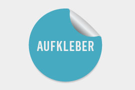 Aufkleber ø 95 mm